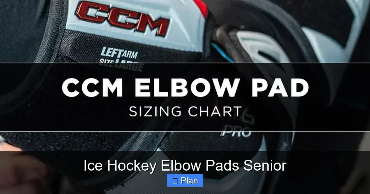Ice Hockey Elbow Pads Senior