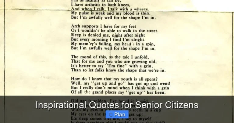Inspirational Quotes for Senior Citizens