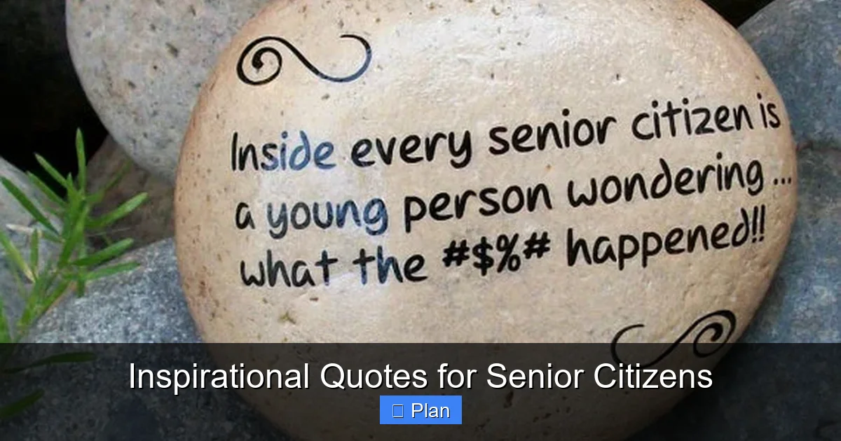 Inspirational Quotes for Senior Citizens