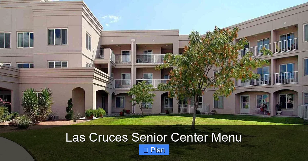 Las Cruces Senior Center Menu