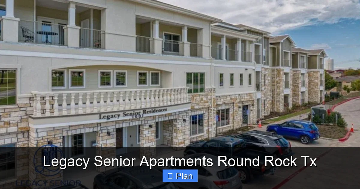Legacy Senior Apartments Round Rock Tx