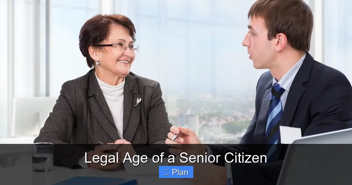 Legal Age of a Senior Citizen