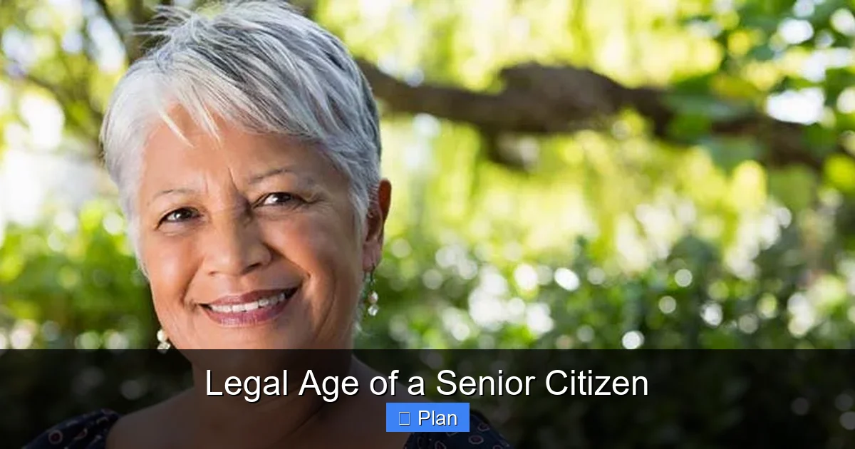 Legal Age of a Senior Citizen