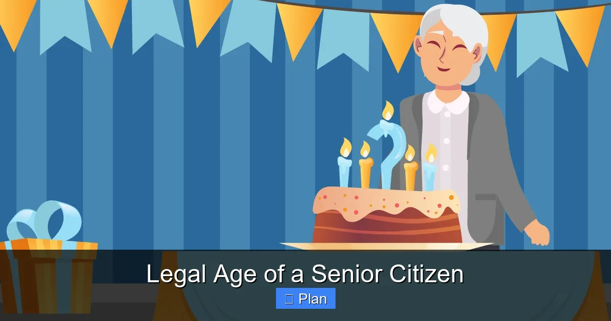 Legal Age of a Senior Citizen