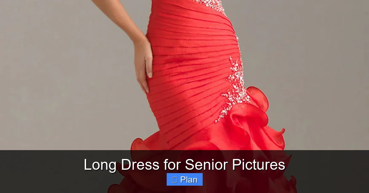 Long Dress for Senior Pictures