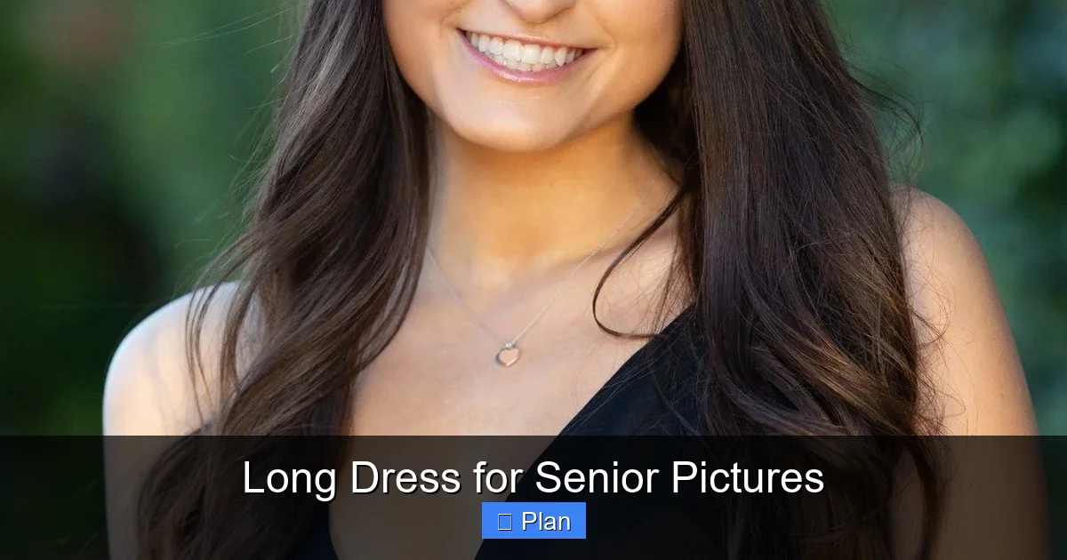 Long Dress for Senior Pictures