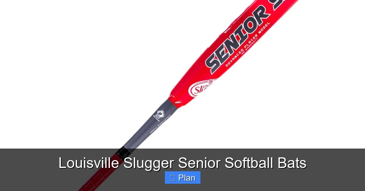Louisville Slugger Senior Softball Bats