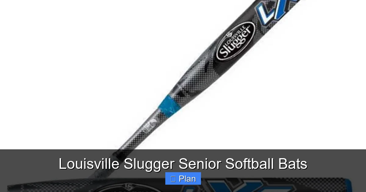 Louisville Slugger Senior Softball Bats