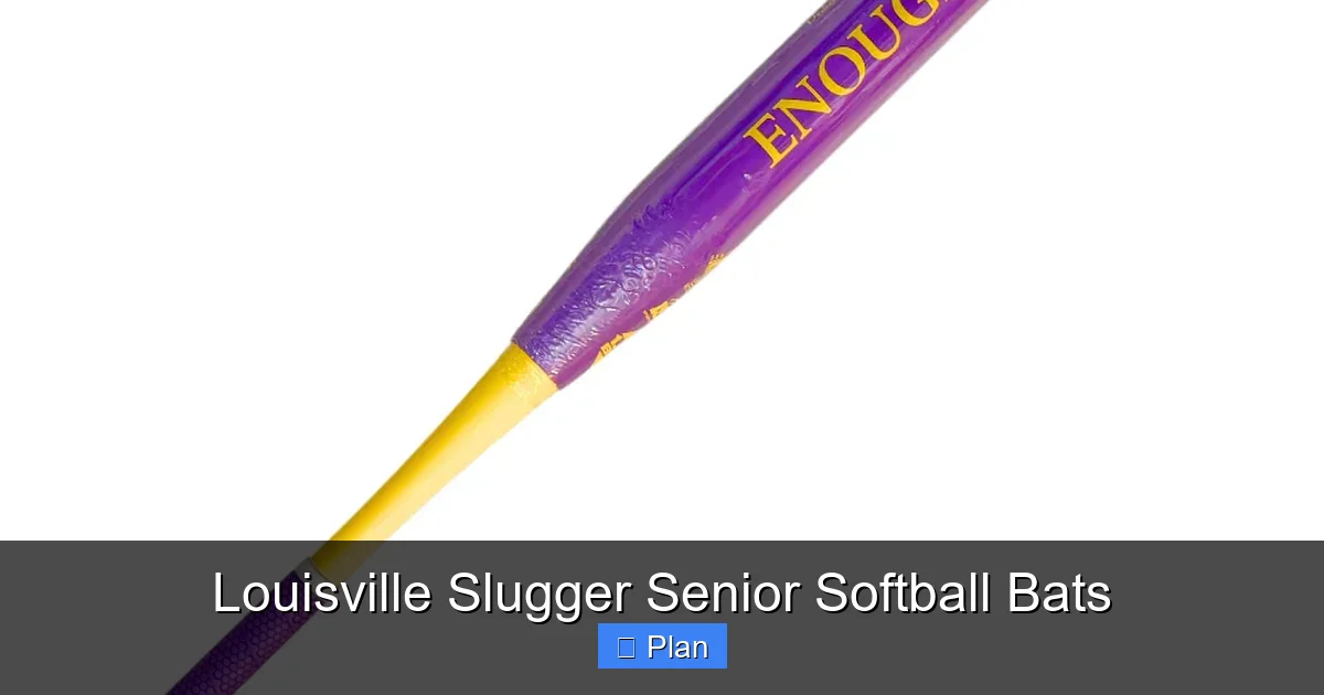 Louisville Slugger Senior Softball Bats