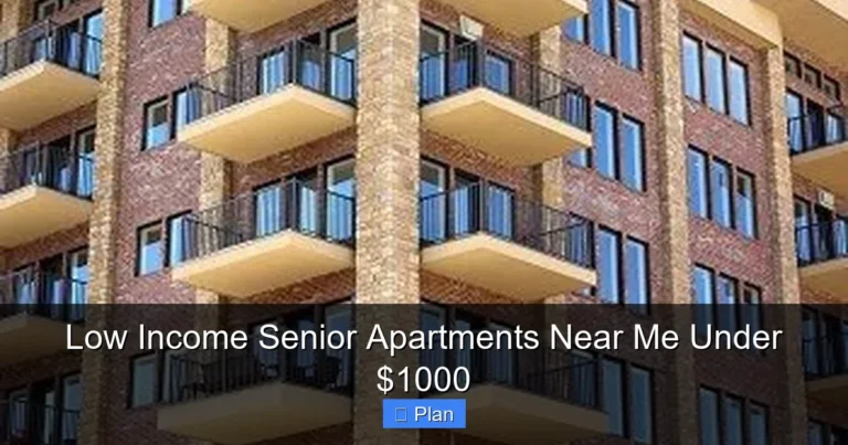 Low Income Senior Apartments Near Me Under $1000