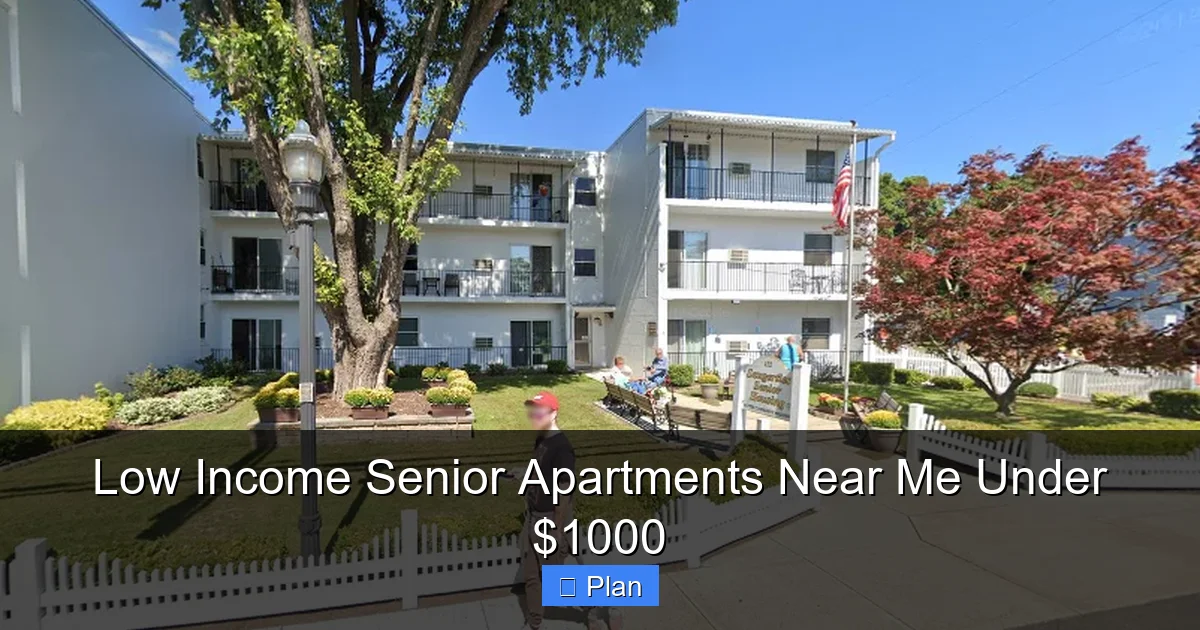 Low Income Senior Apartments Near Me Under $1000