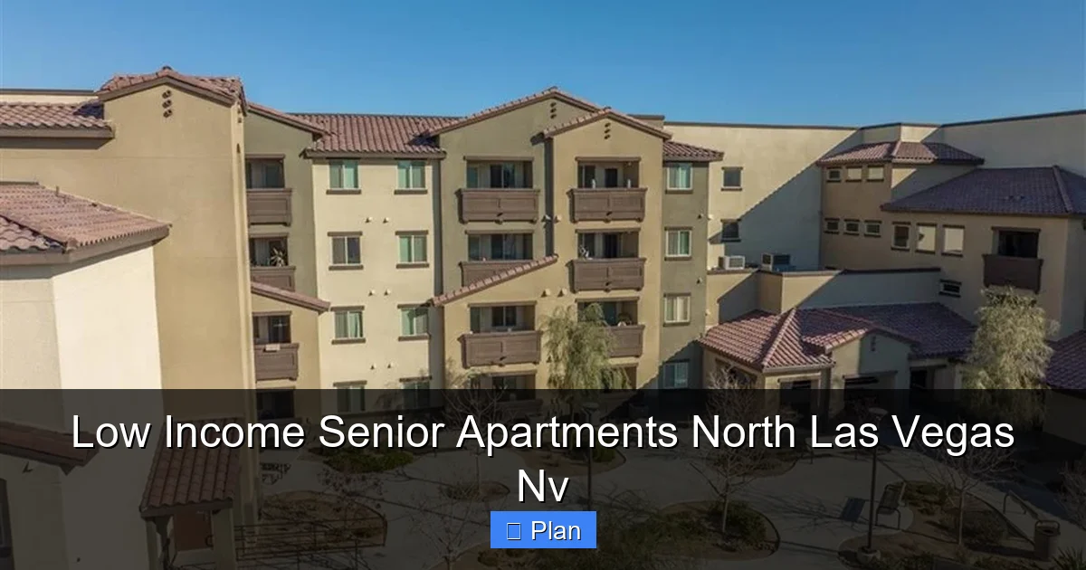 Low Income Senior Apartments North Las Vegas Nv