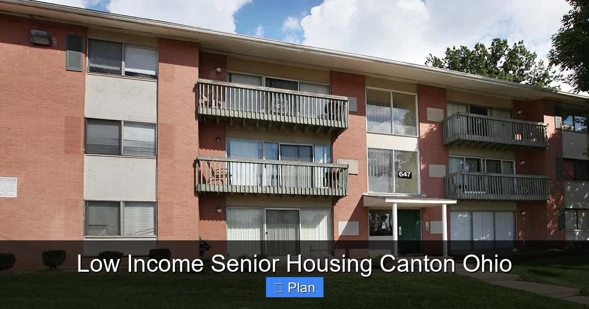 Low Income Senior Housing Canton Ohio