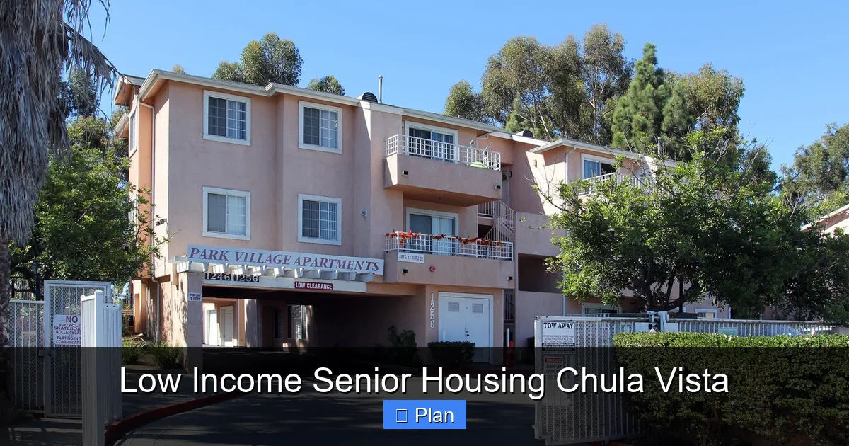 Low Income Senior Housing Chula Vista