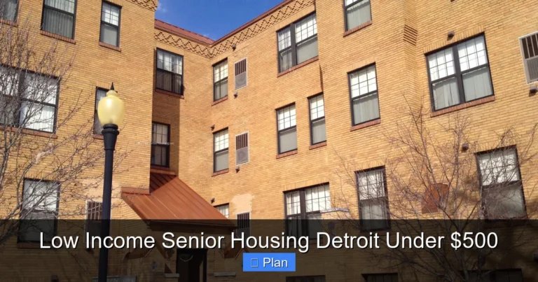 Low Income Senior Housing Detroit Under $500