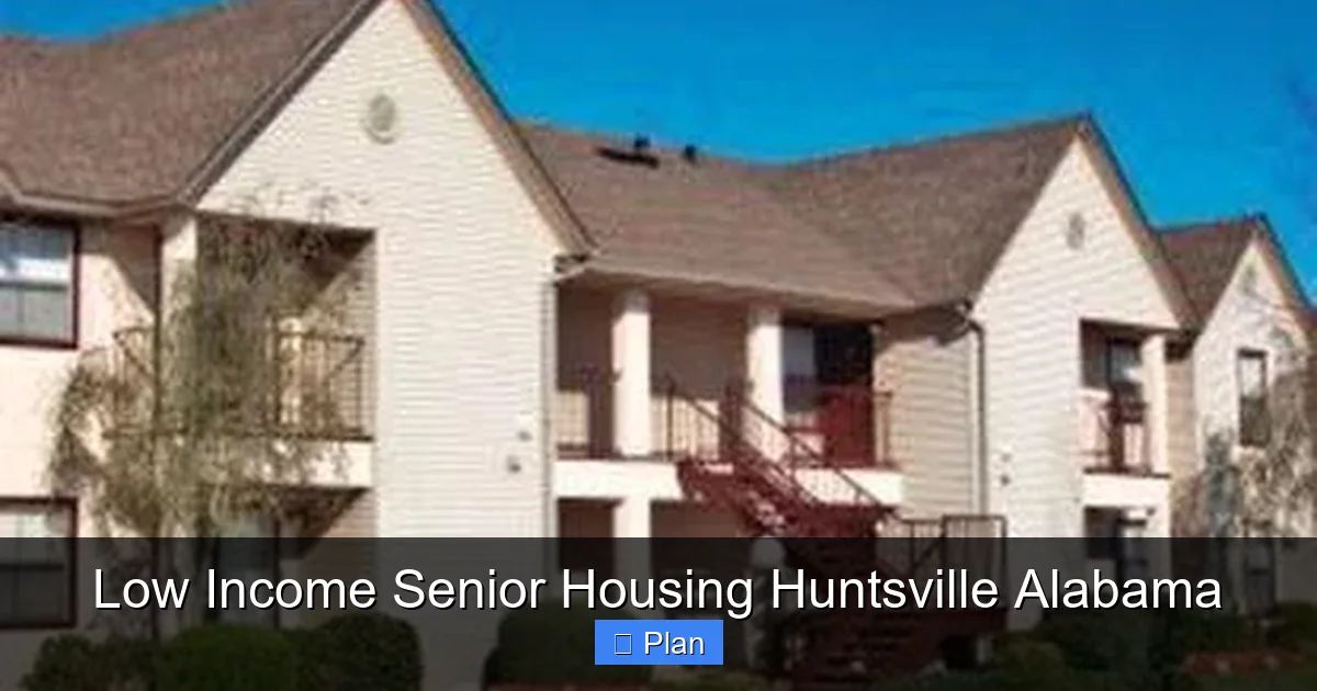 Low Income Senior Housing Huntsville Alabama