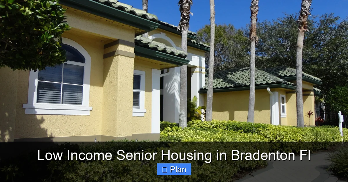 Low Income Senior Housing in Bradenton Fl