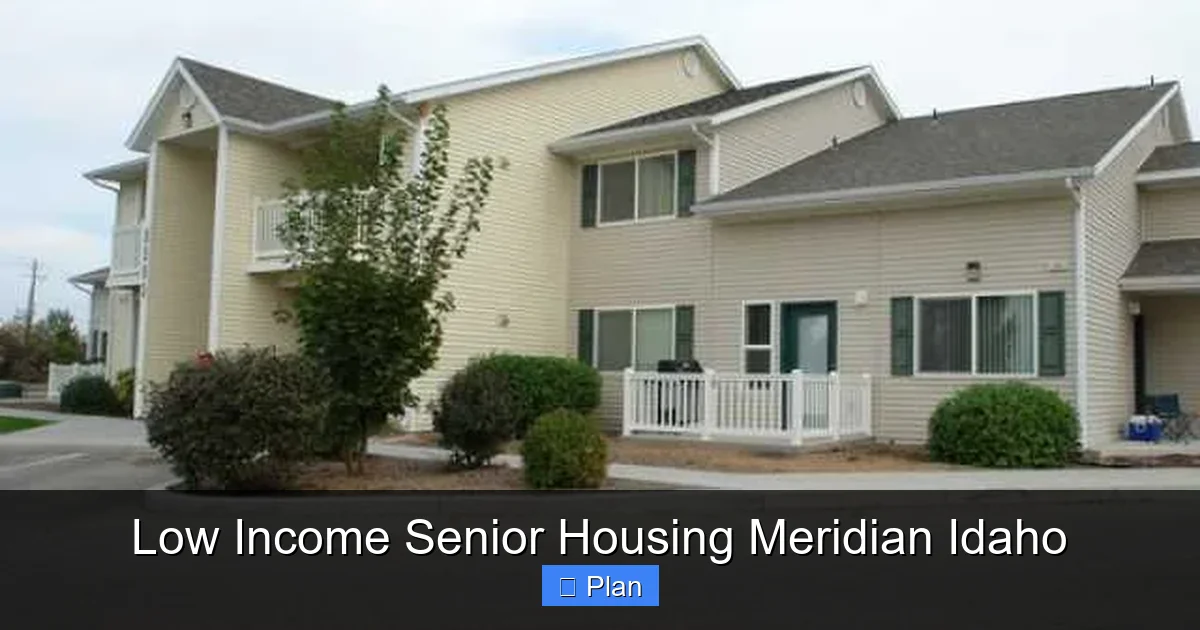 Low Income Senior Housing Meridian Idaho