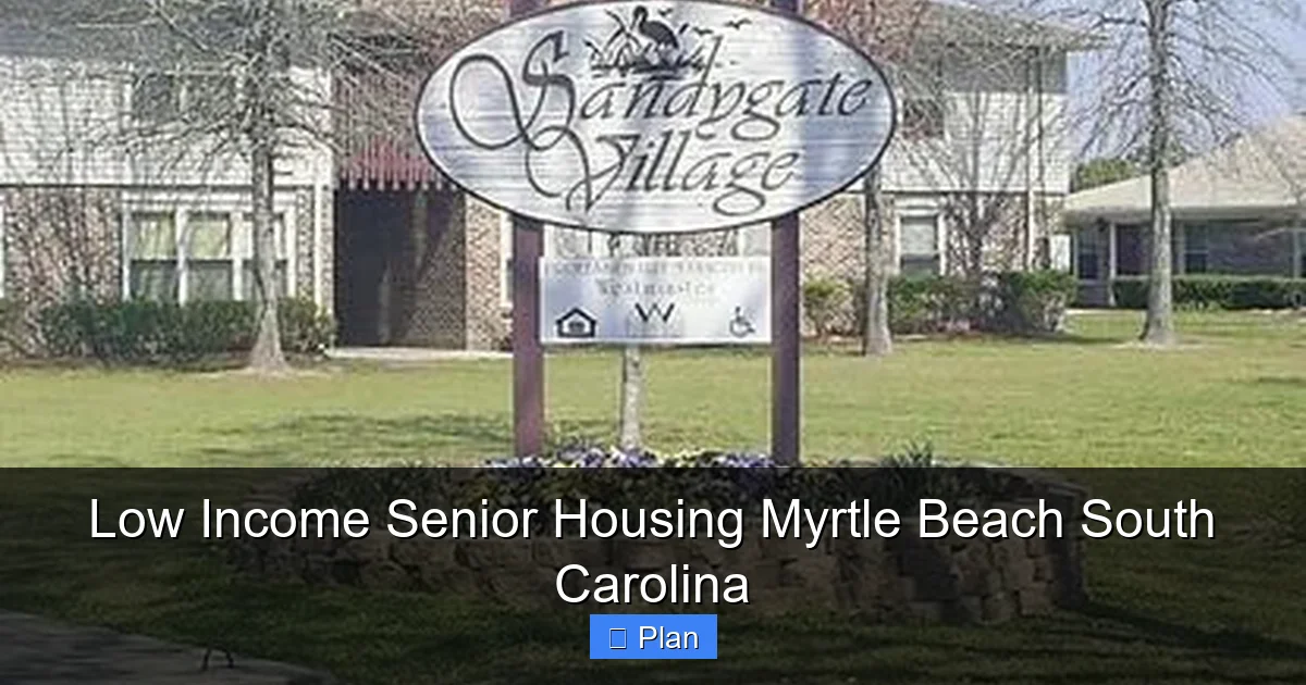 Low Income Senior Housing Myrtle Beach South Carolina