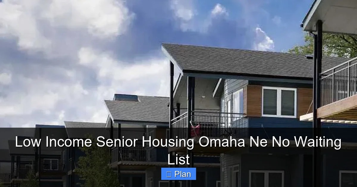 Low Income Senior Housing Omaha Ne No Waiting List
