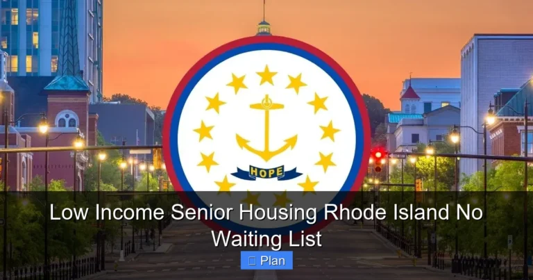Low Income Senior Housing Rhode Island No Waiting List