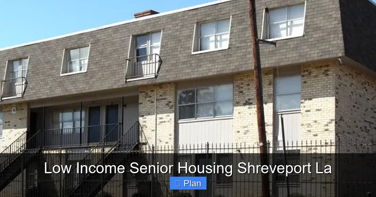 Low Income Senior Housing Shreveport La
