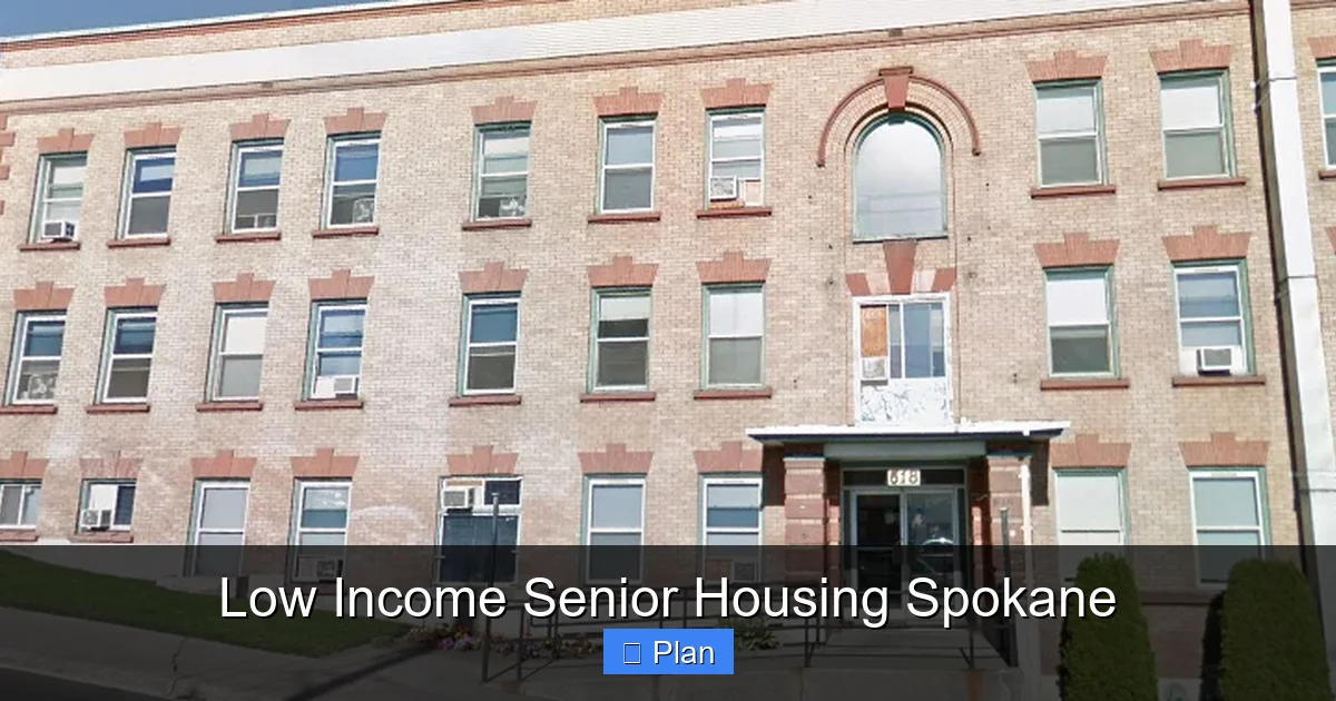 Low Income Senior Housing Spokane