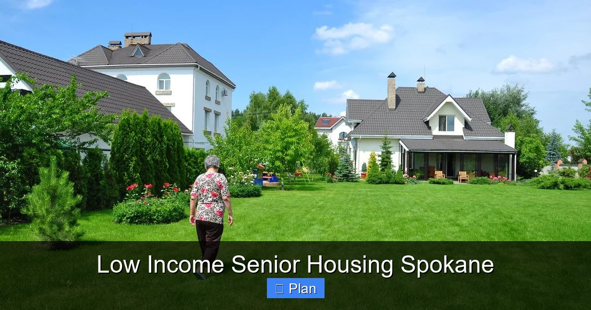 Low Income Senior Housing Spokane