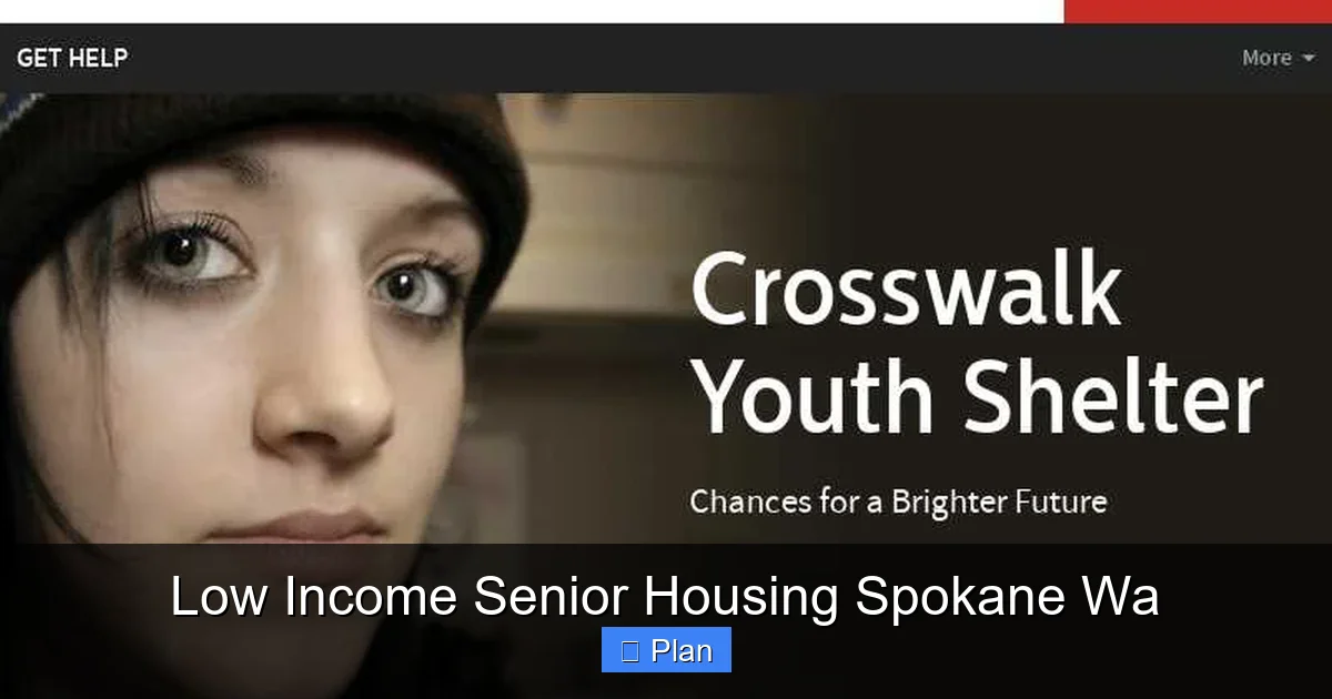 Low Income Senior Housing Spokane Wa