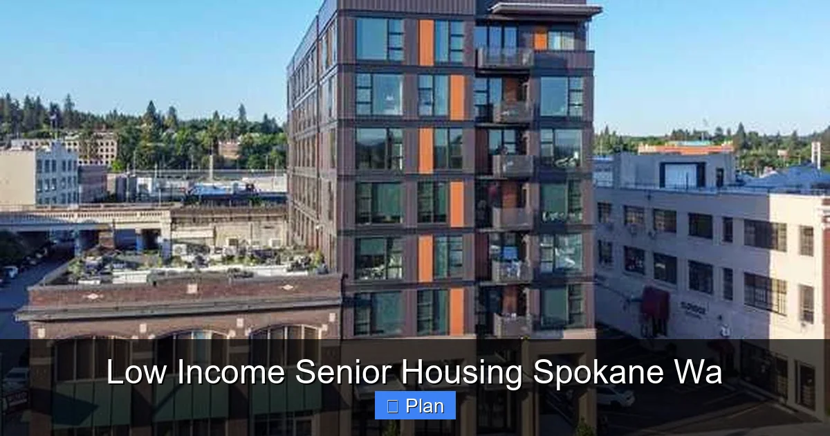 Low Income Senior Housing Spokane Wa
