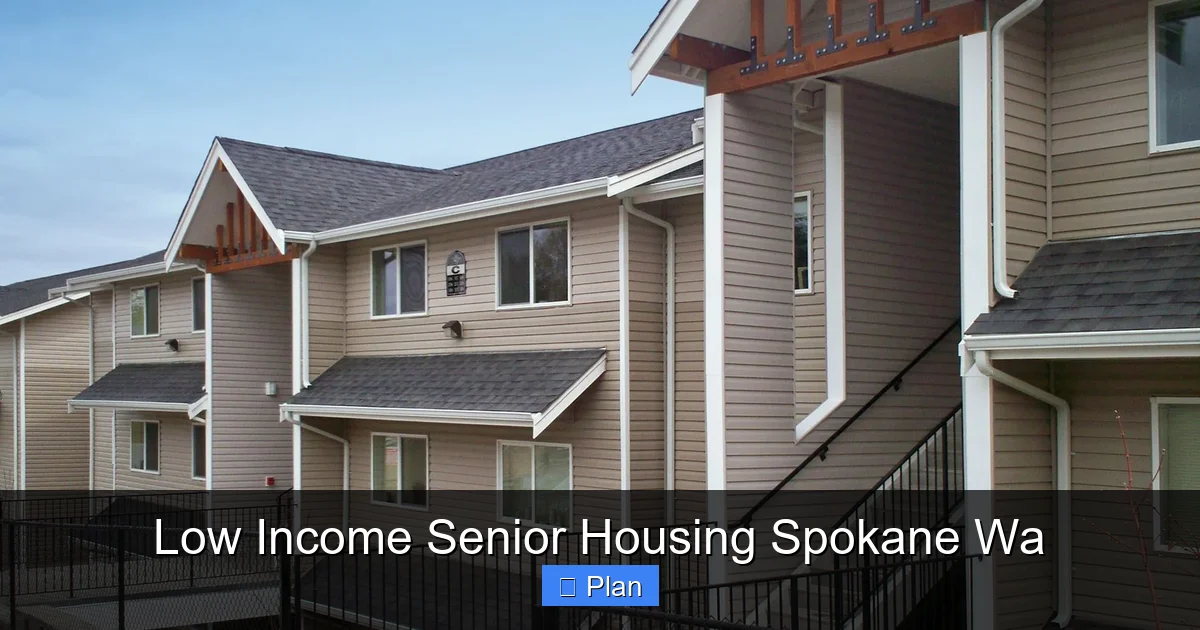 Low Income Senior Housing Spokane Wa