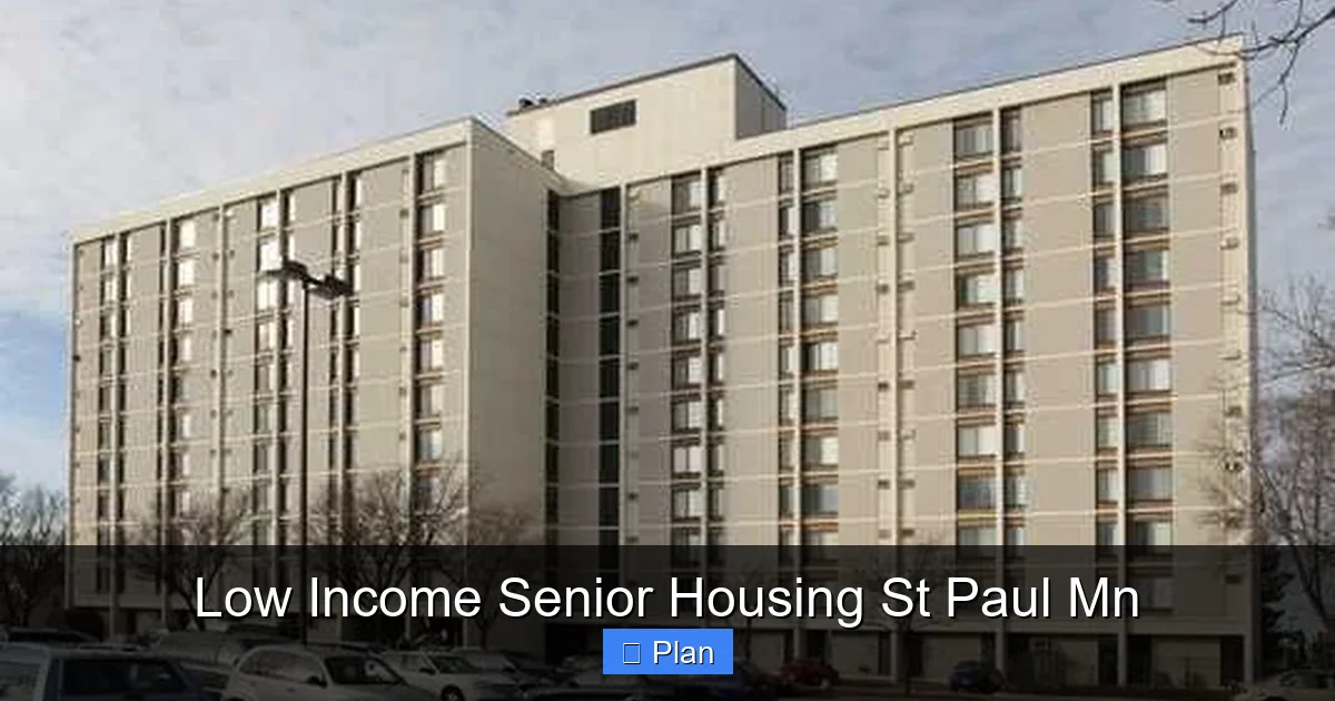 Low Income Senior Housing St Paul Mn