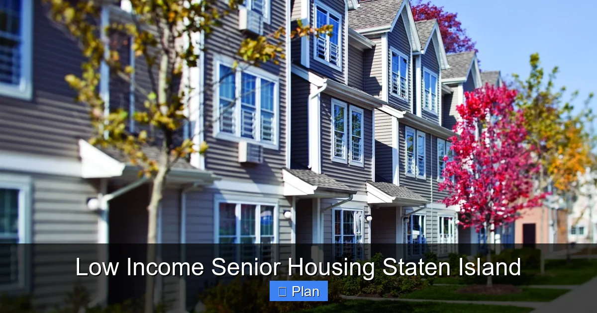 Low Income Senior Housing Staten Island