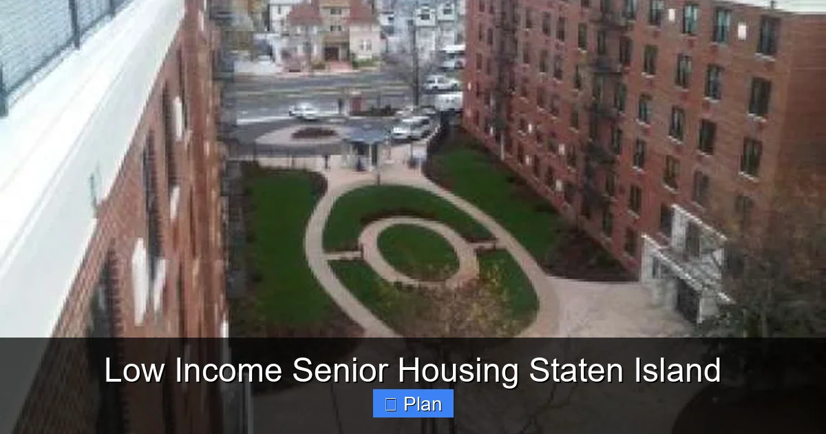 Low Income Senior Housing Staten Island