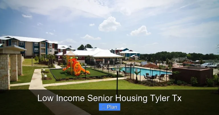 Low Income Senior Housing Tyler Tx