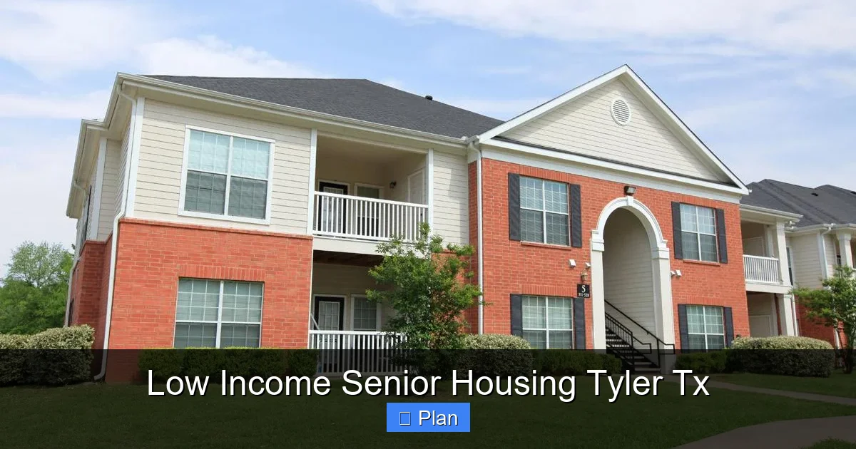 Low Income Senior Housing Tyler Tx