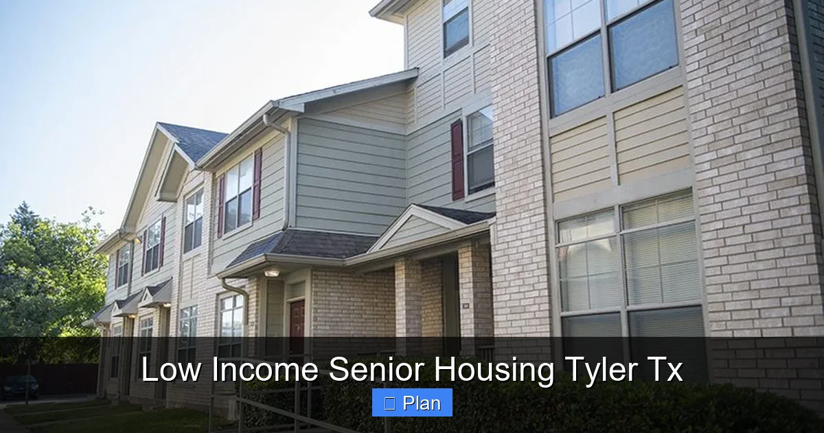 Low Income Senior Housing Tyler Tx