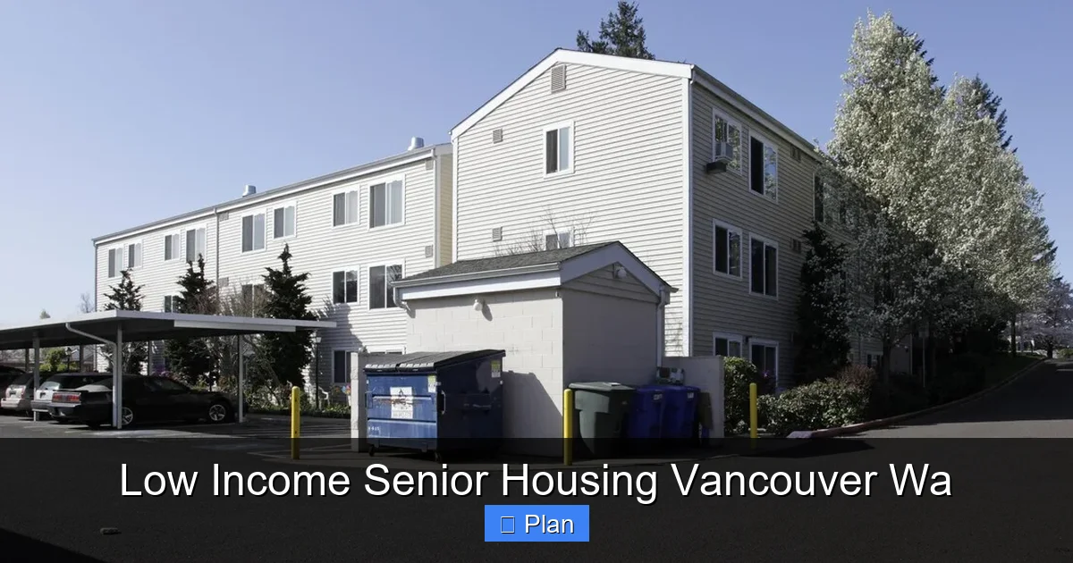 Low Income Senior Housing Vancouver Wa