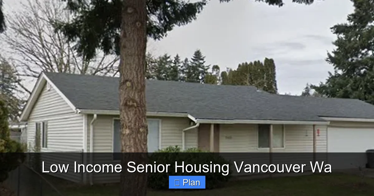 Low Income Senior Housing Vancouver Wa