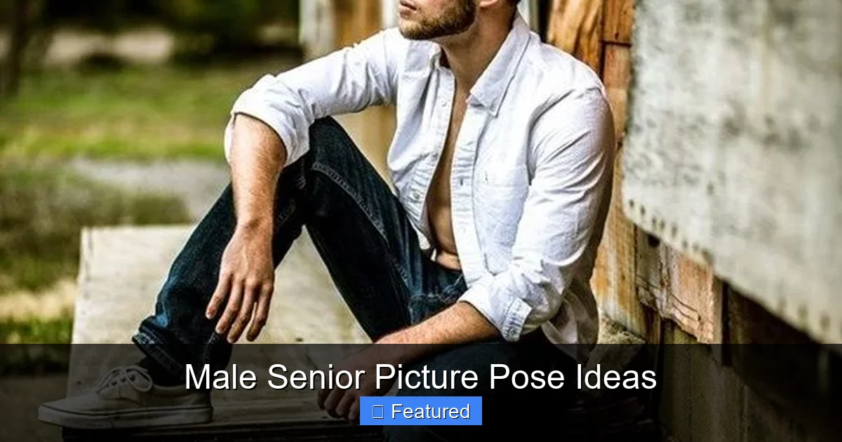 Male Senior Picture Pose Ideas