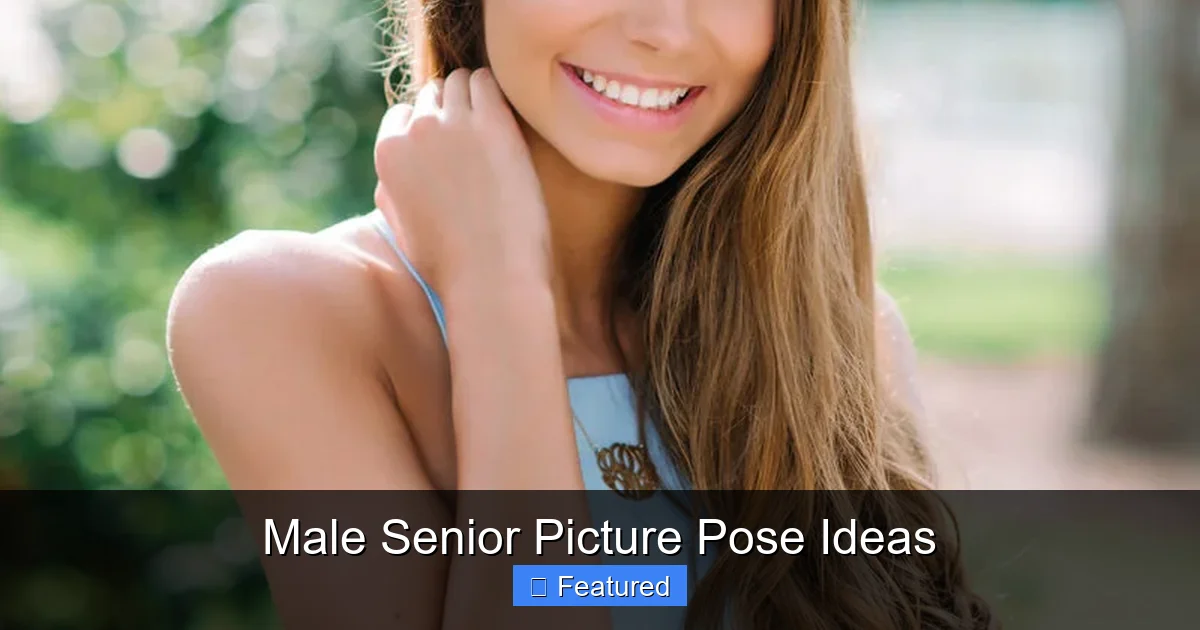 Male Senior Picture Pose Ideas