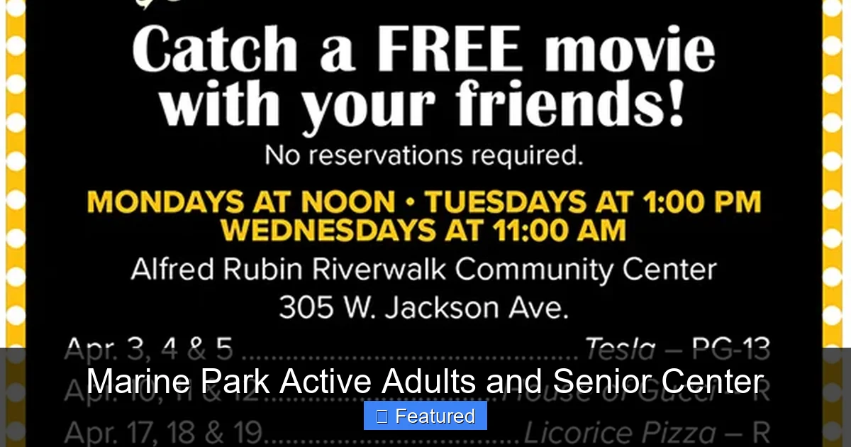 Marine Park Active Adults and Senior Center