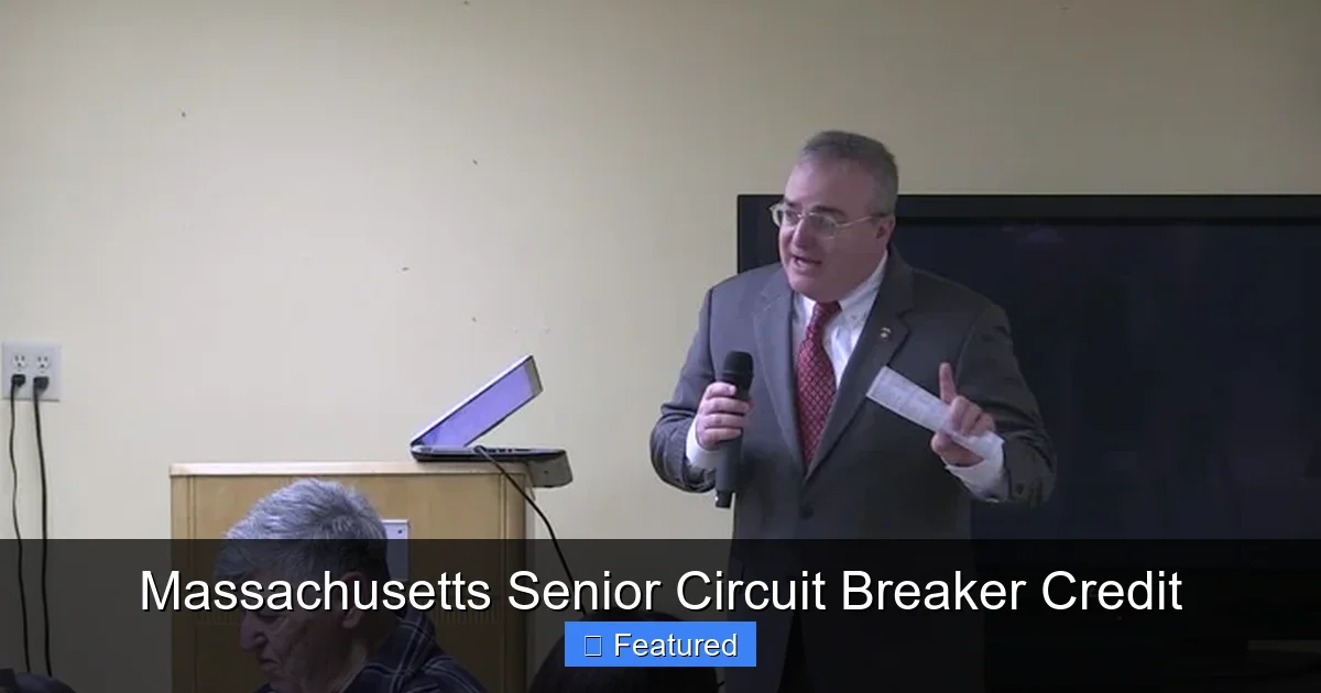 Massachusetts Senior Circuit Breaker Credit
