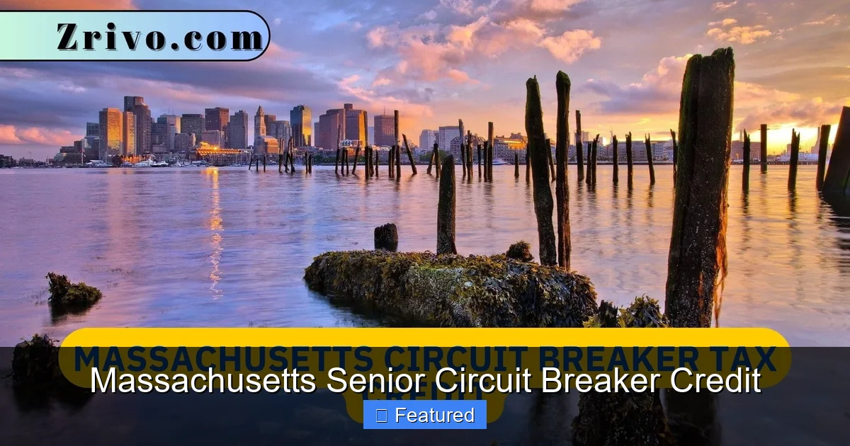 Massachusetts Senior Circuit Breaker Credit