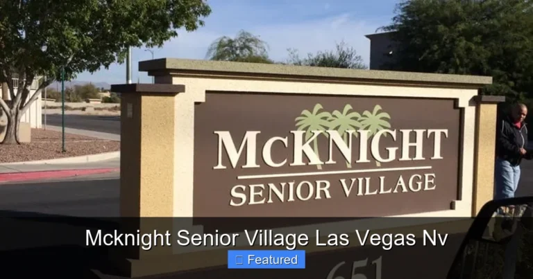 Mcknight Senior Village Las Vegas Nv
