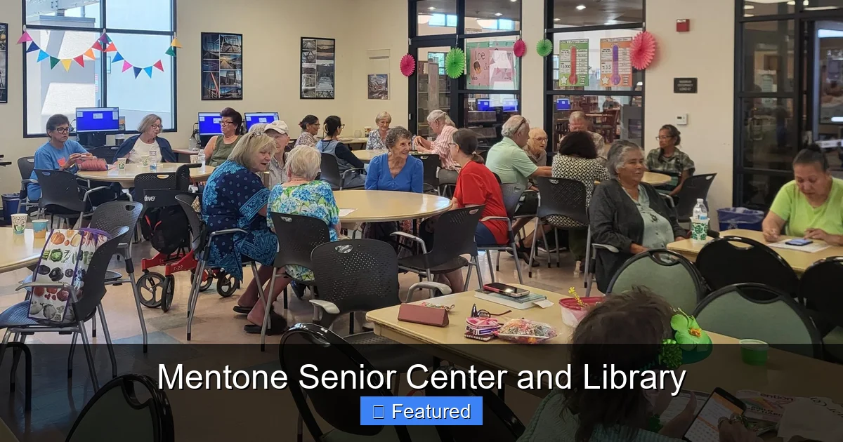Mentone Senior Center and Library