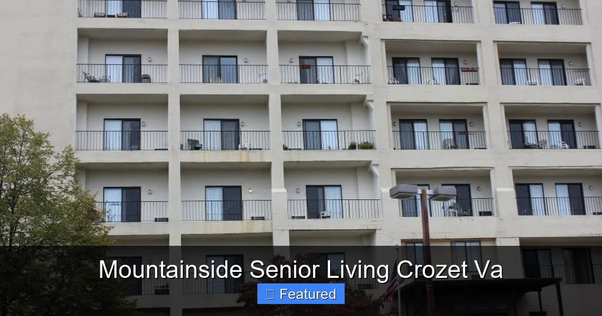 Mountainside Senior Living Crozet Va
