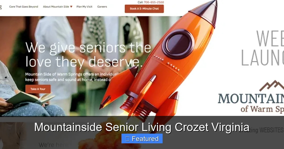 Mountainside Senior Living Crozet Virginia