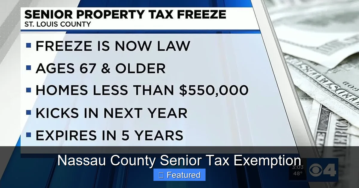 Nassau County Senior Tax Exemption