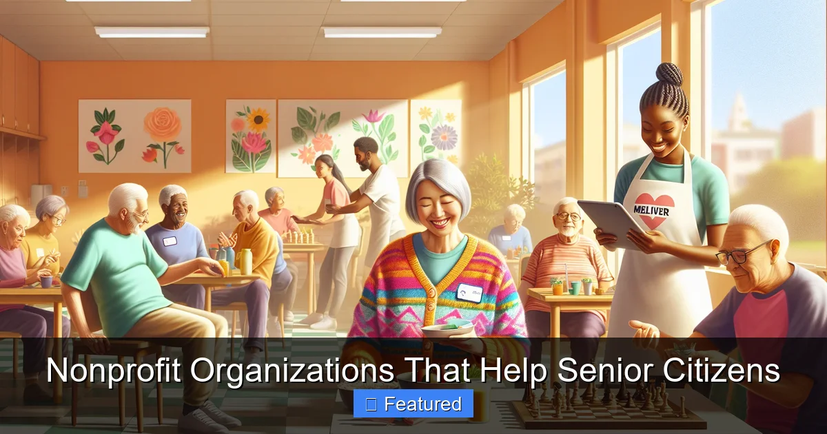 Nonprofit Organizations That Help Senior Citizens